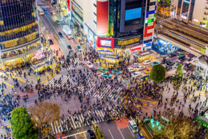 Showing the vast number of people